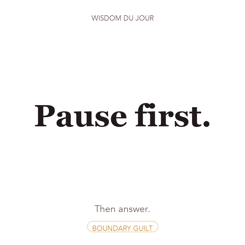 The Pause Is Part of the Answer sticker artwork